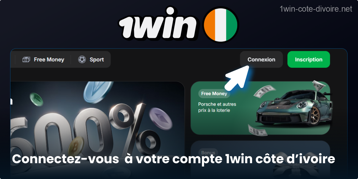 Accédez à votre profil 1Win CI